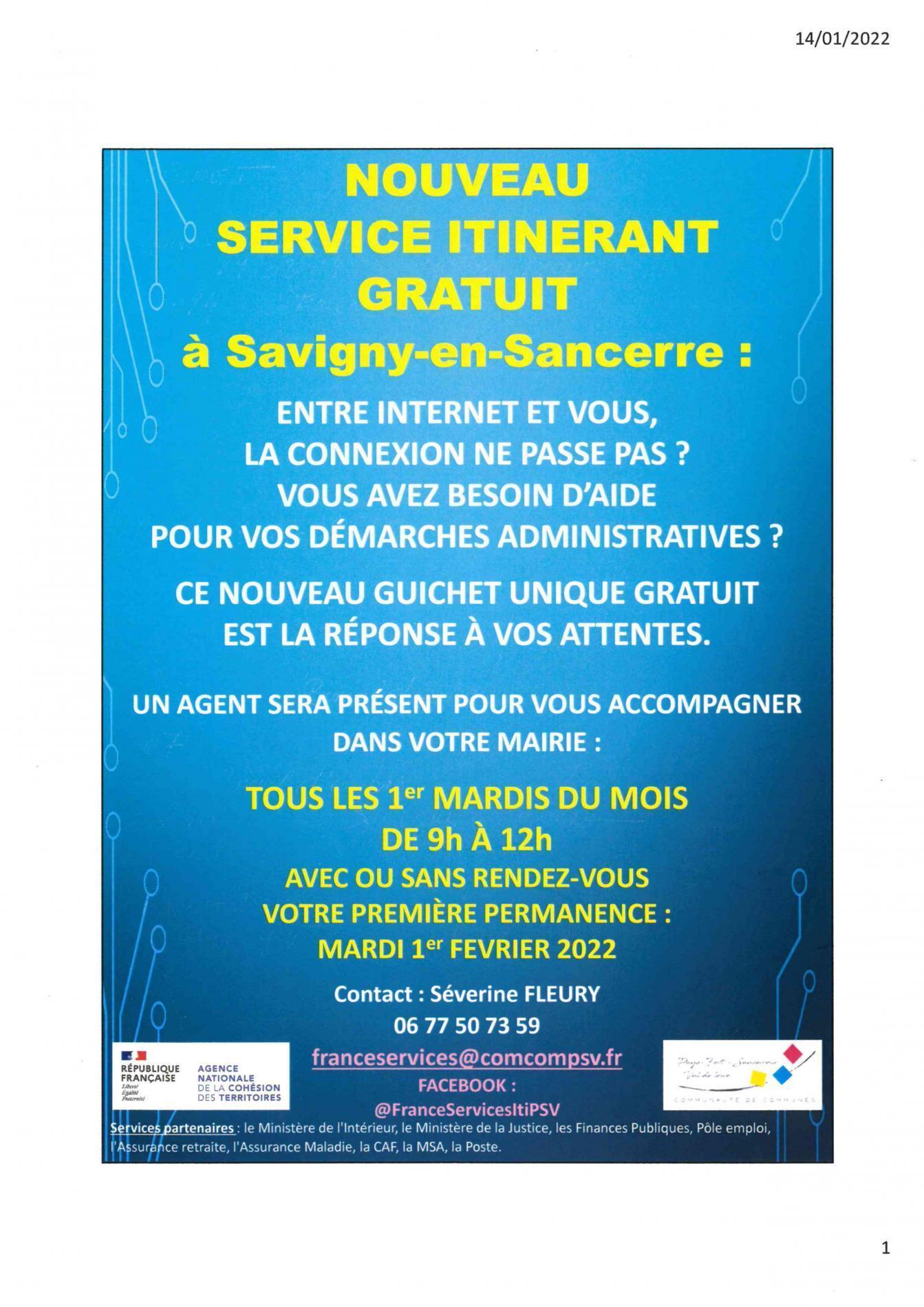 Nouveau Service Itin&eacute;rant