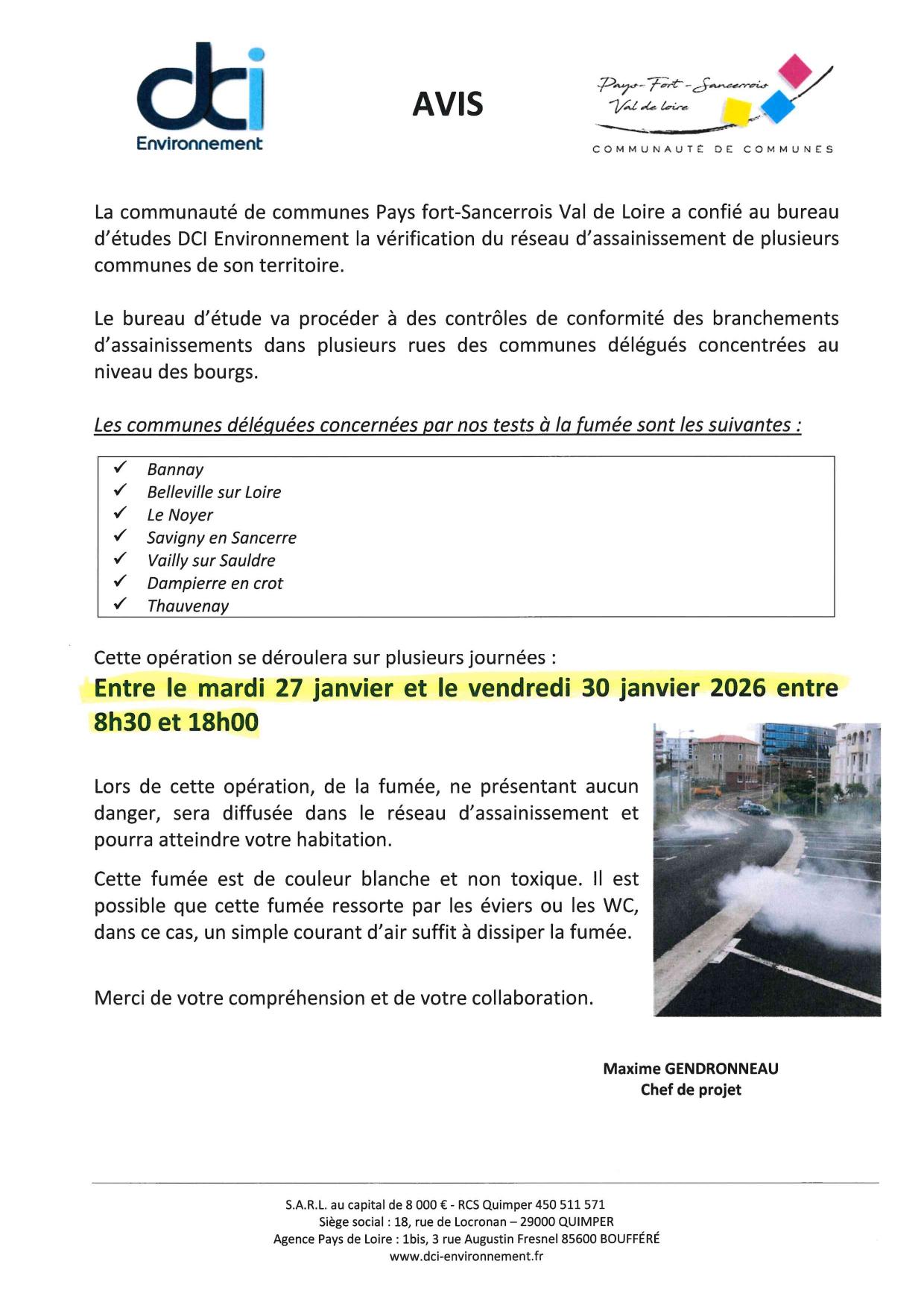 Tests &agrave; la fum&eacute;e