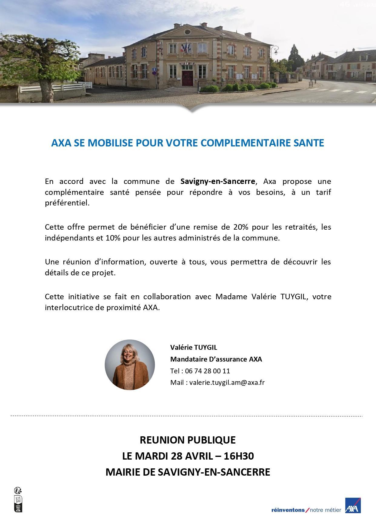 R&eacute;union publique