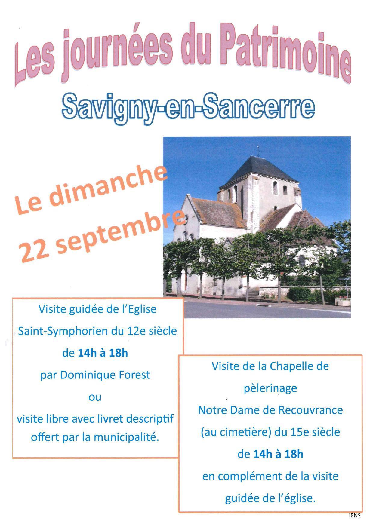 Les Journ&eacute;es du Patrimoine