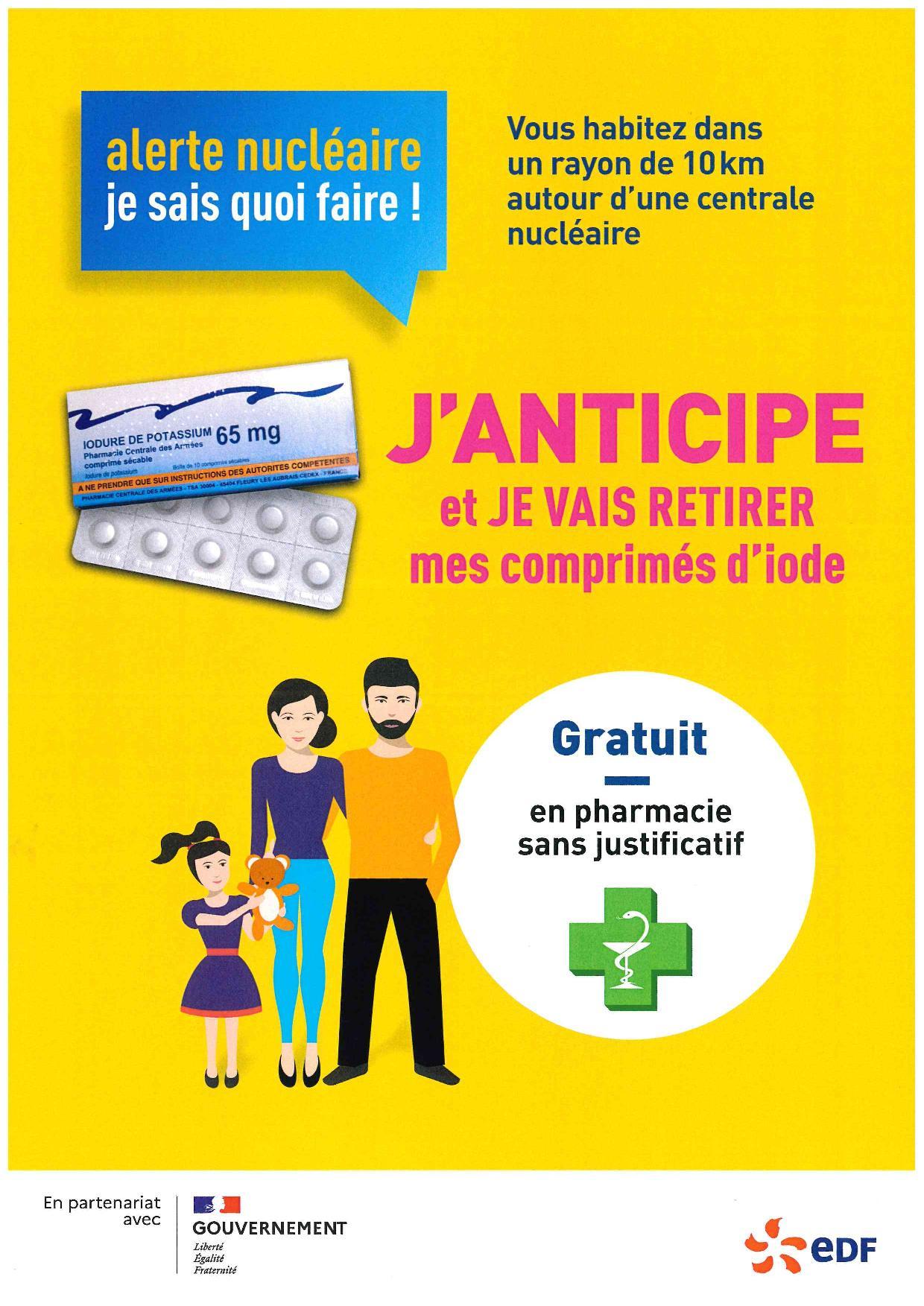 Pastilles d'iode