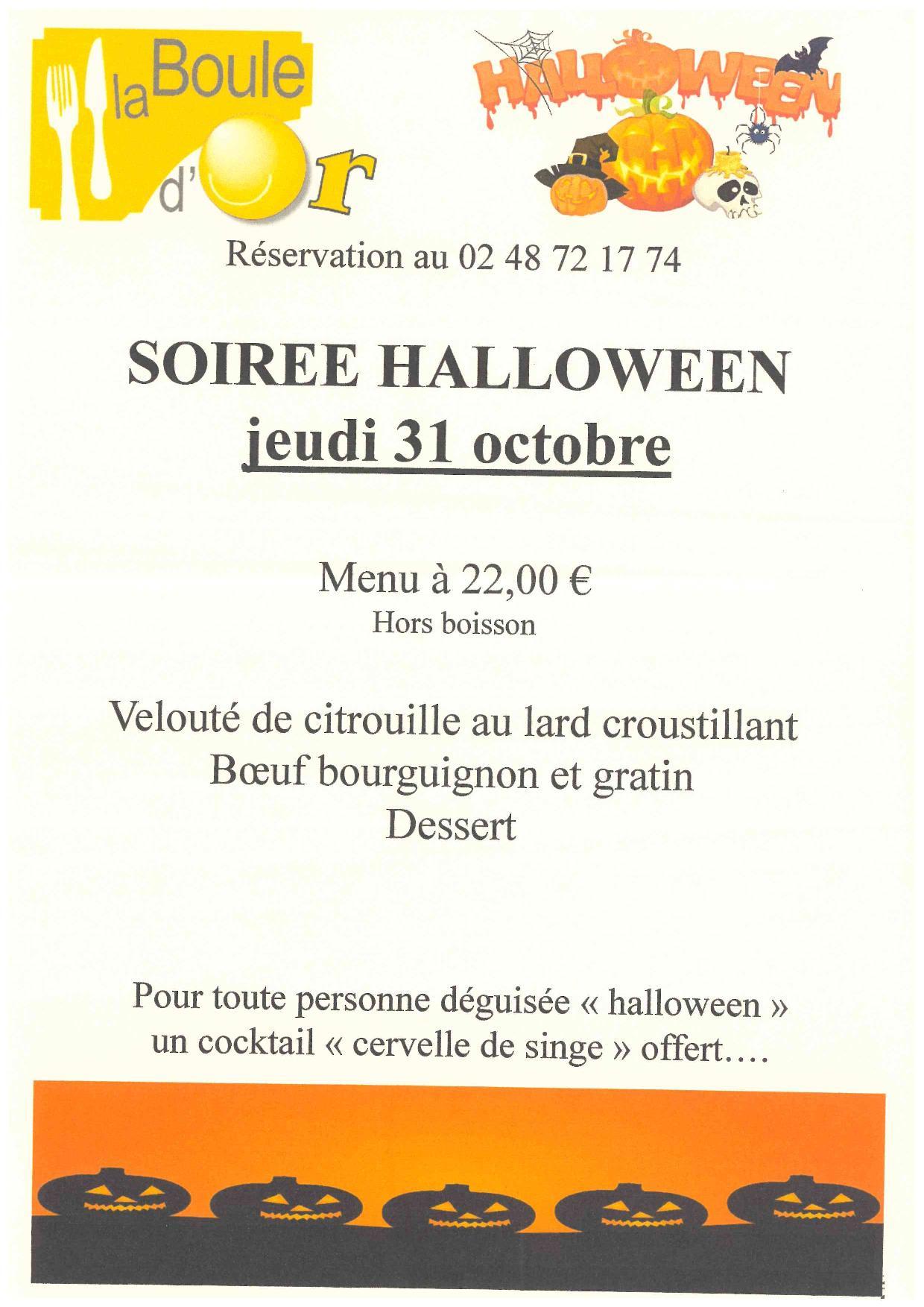 soir&eacute;e Halloween