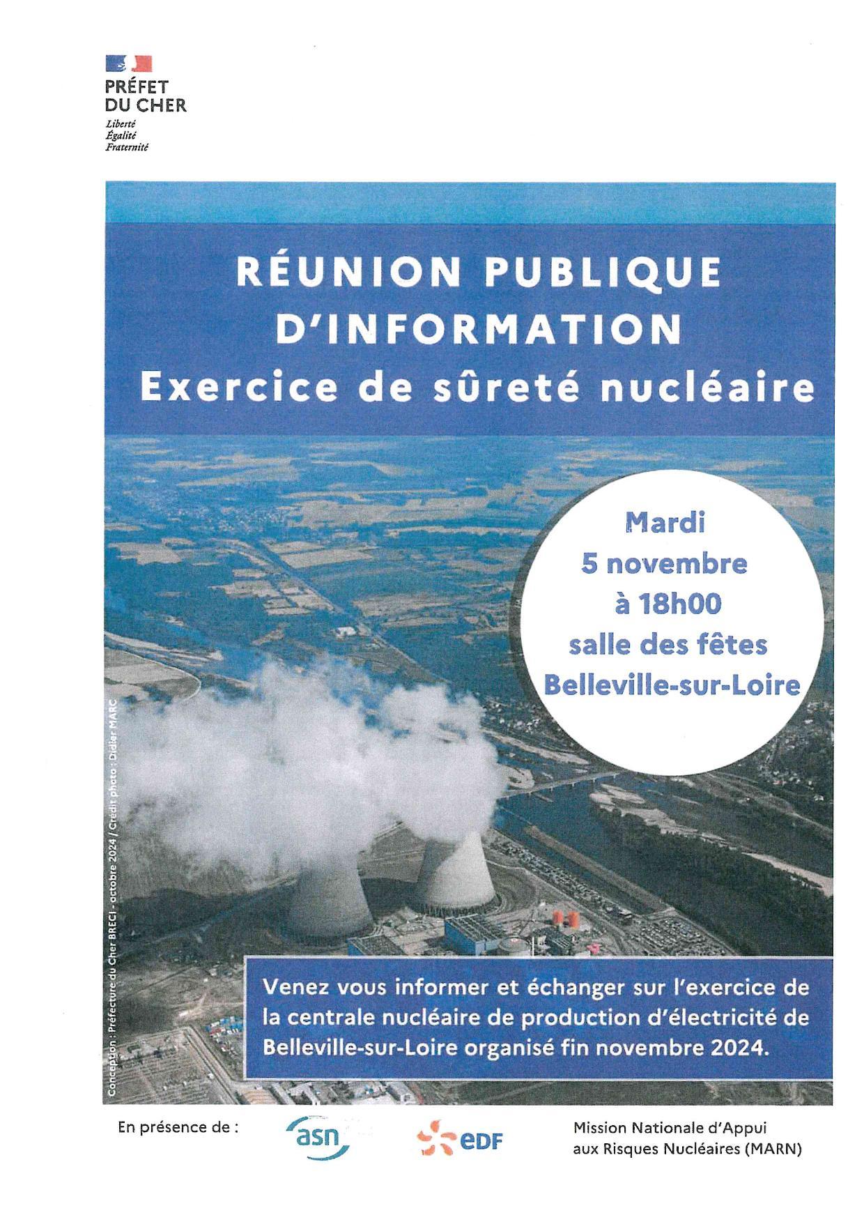 r&eacute;union publique d'information