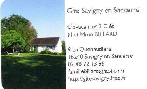 Gite rural Mr Mme BILLARD